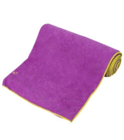 Gaiam Thirsty Yoga Mat Towel Radiant Orchid/Citron