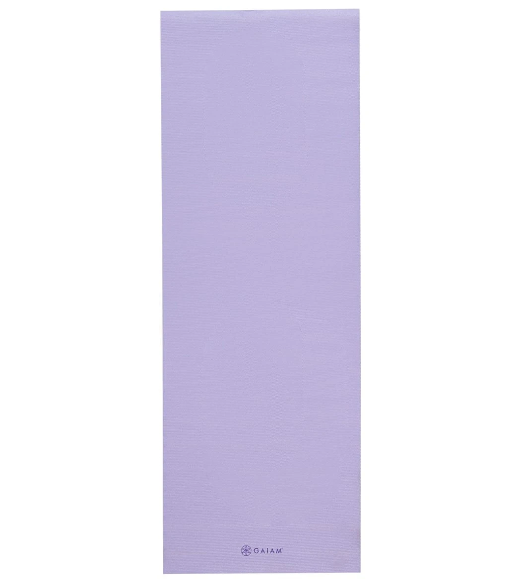 Gaiam 2-Color Yoga Mat 68" 5mm Plum Jam