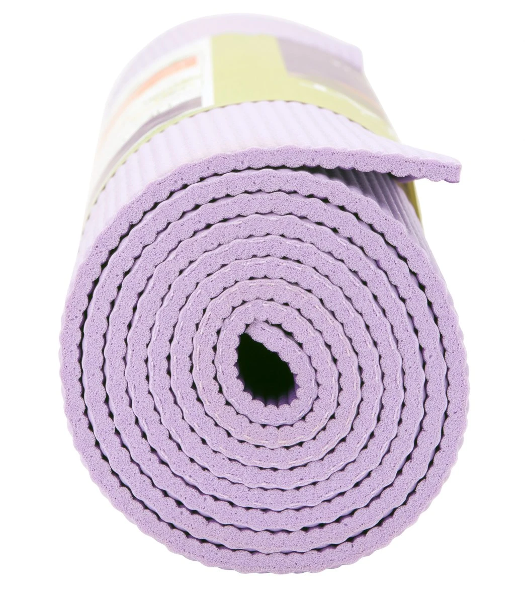 Gaiam 2-Color Yoga Mat 68" 5mm Plum Jam - Image 2