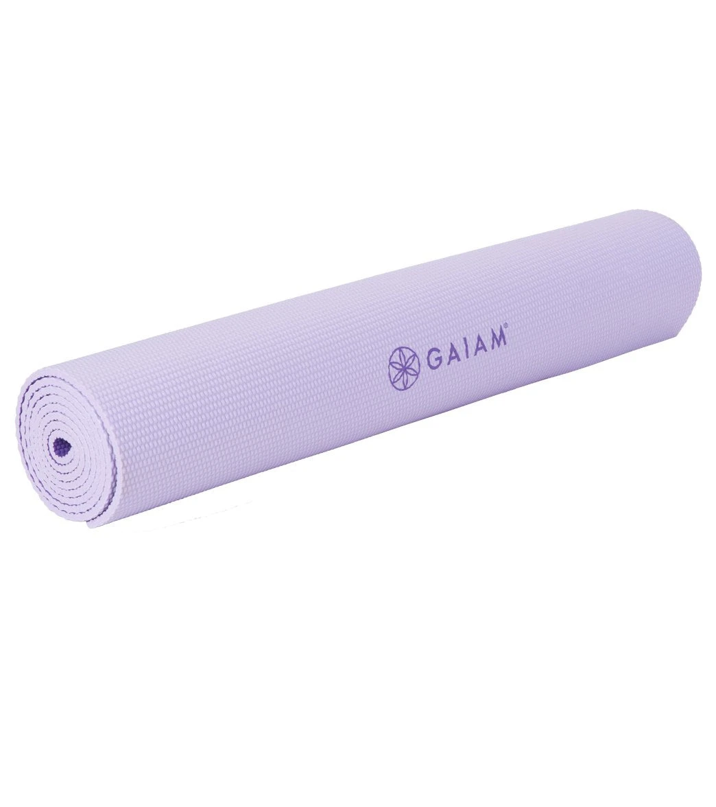 Gaiam 2-Color Yoga Mat 68" 5mm Plum Jam - Image 3