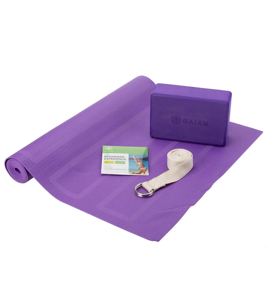 Gaiam Yoga Beginners Kit Purple - Image 3