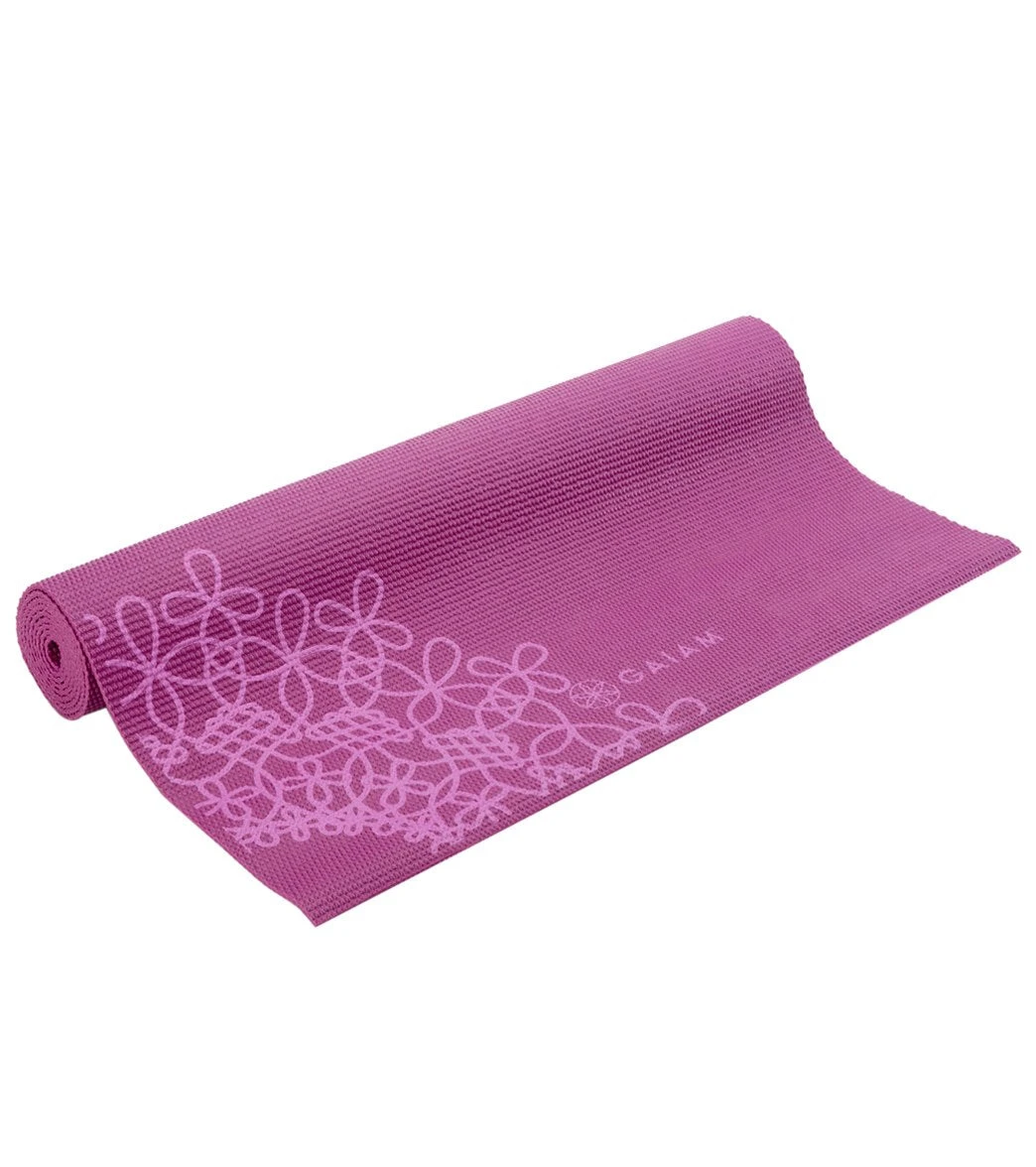 Gaiam Purple Medallion Classic Yoga Mat 68" 4mm