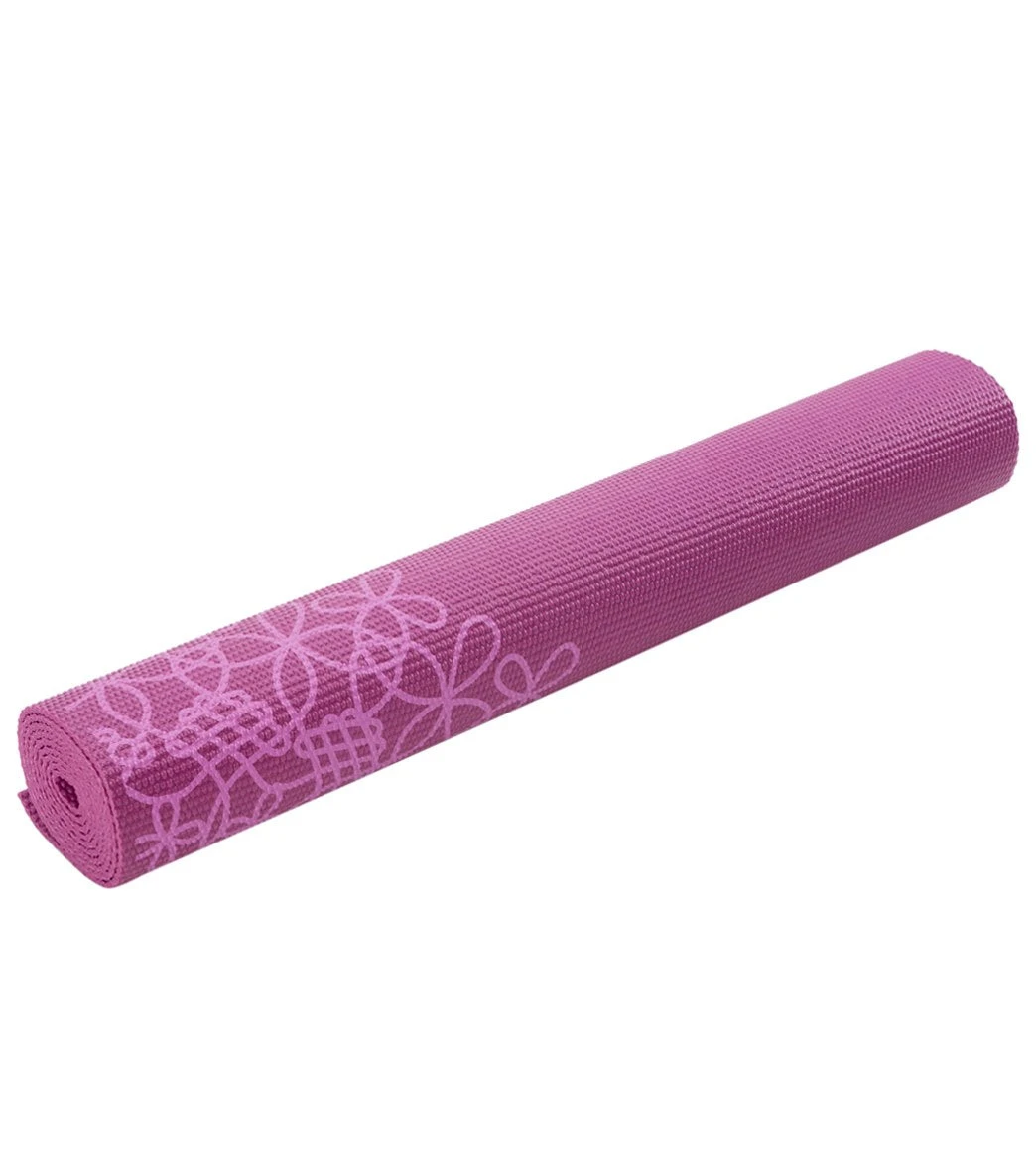 Gaiam Purple Medallion Classic Yoga Mat 68" 4mm - Image 3