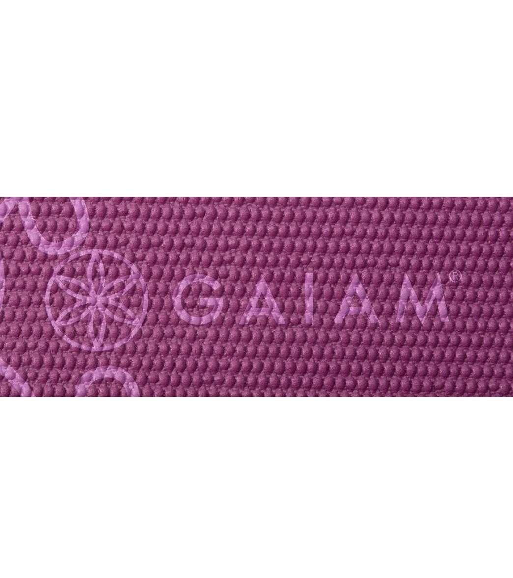 Gaiam Purple Medallion Classic Yoga Mat 68" 4mm - Image 4