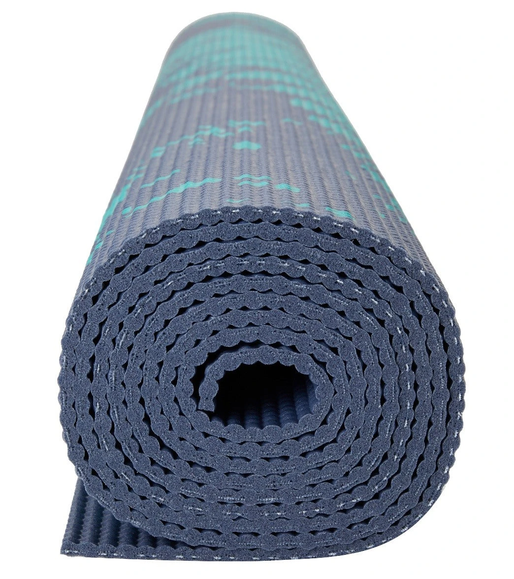 Gaiam Midnight Fern Printed Yoga Mat 68" 4mm - Image 3