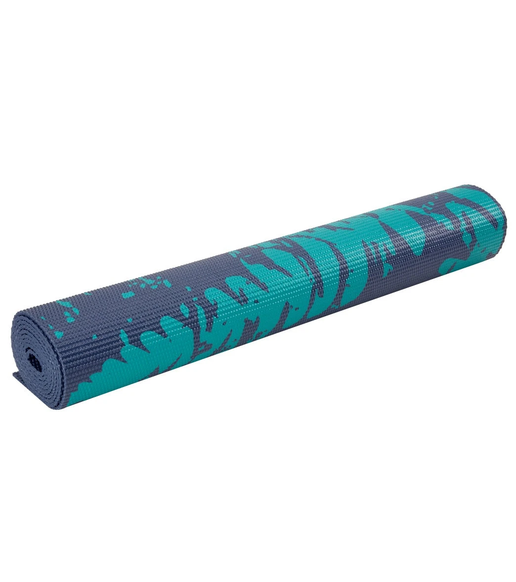 Gaiam Midnight Fern Printed Yoga Mat 68" 4mm - Image 4