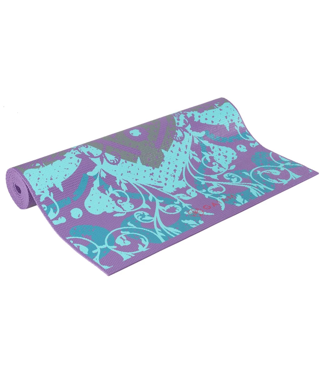Gaiam Moroccan Garden Printed Yoga Mat 68" 4mm Moroccan Garden