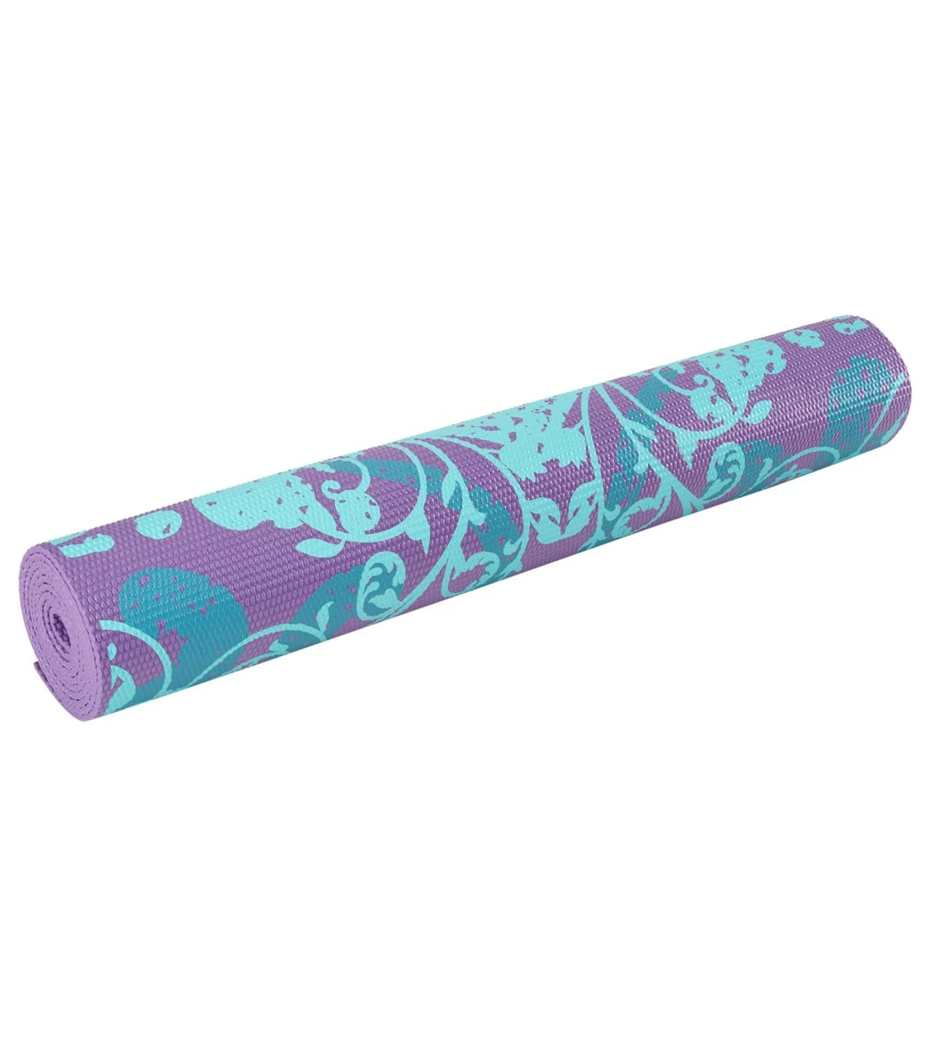 Gaiam Moroccan Garden Printed Yoga Mat 68" 4mm Moroccan Garden - Image 3