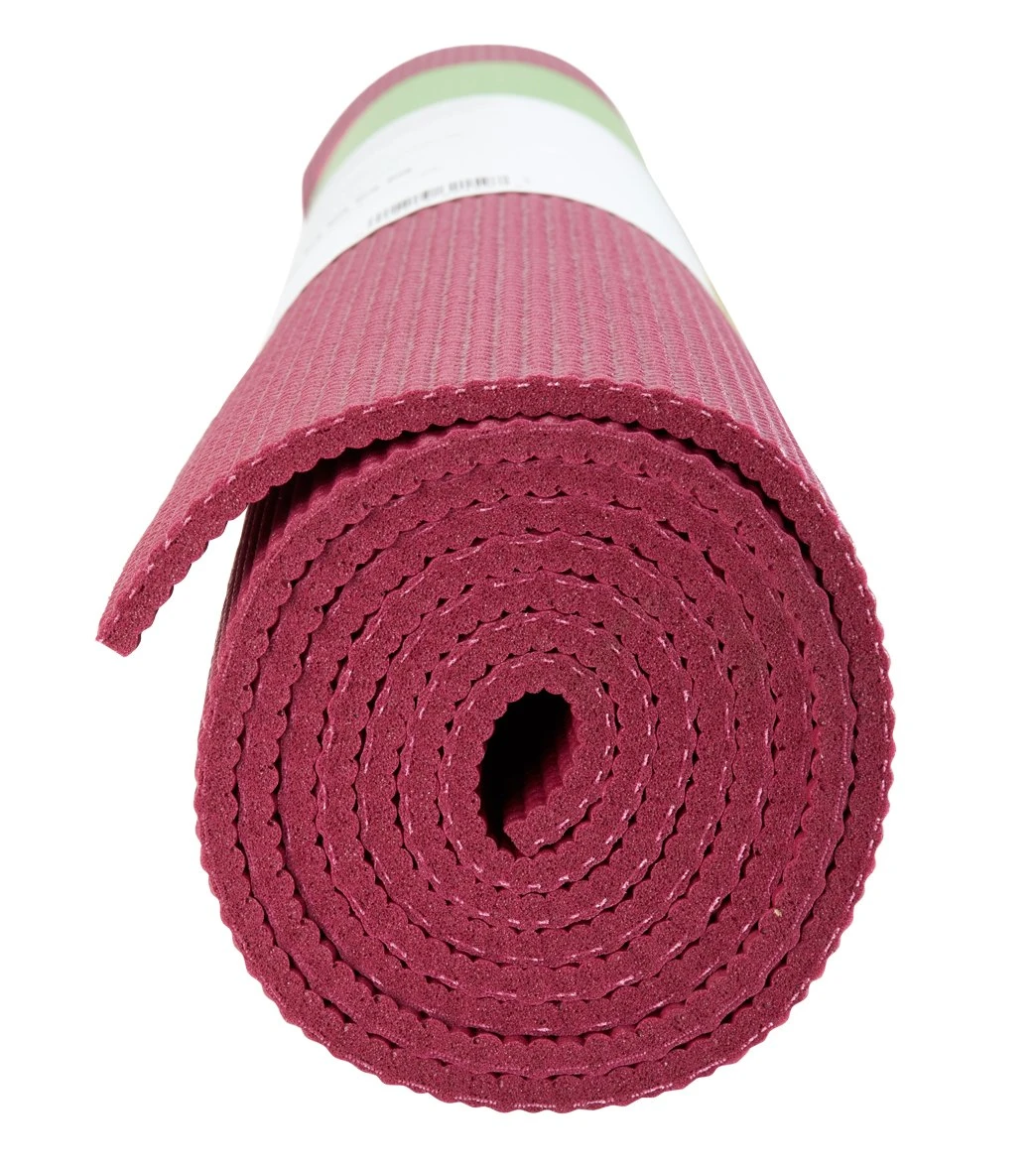 Gaiam Pink Cherry Blossom Printed Yoga Mat 68" 5mm Extra Thick - Image 3