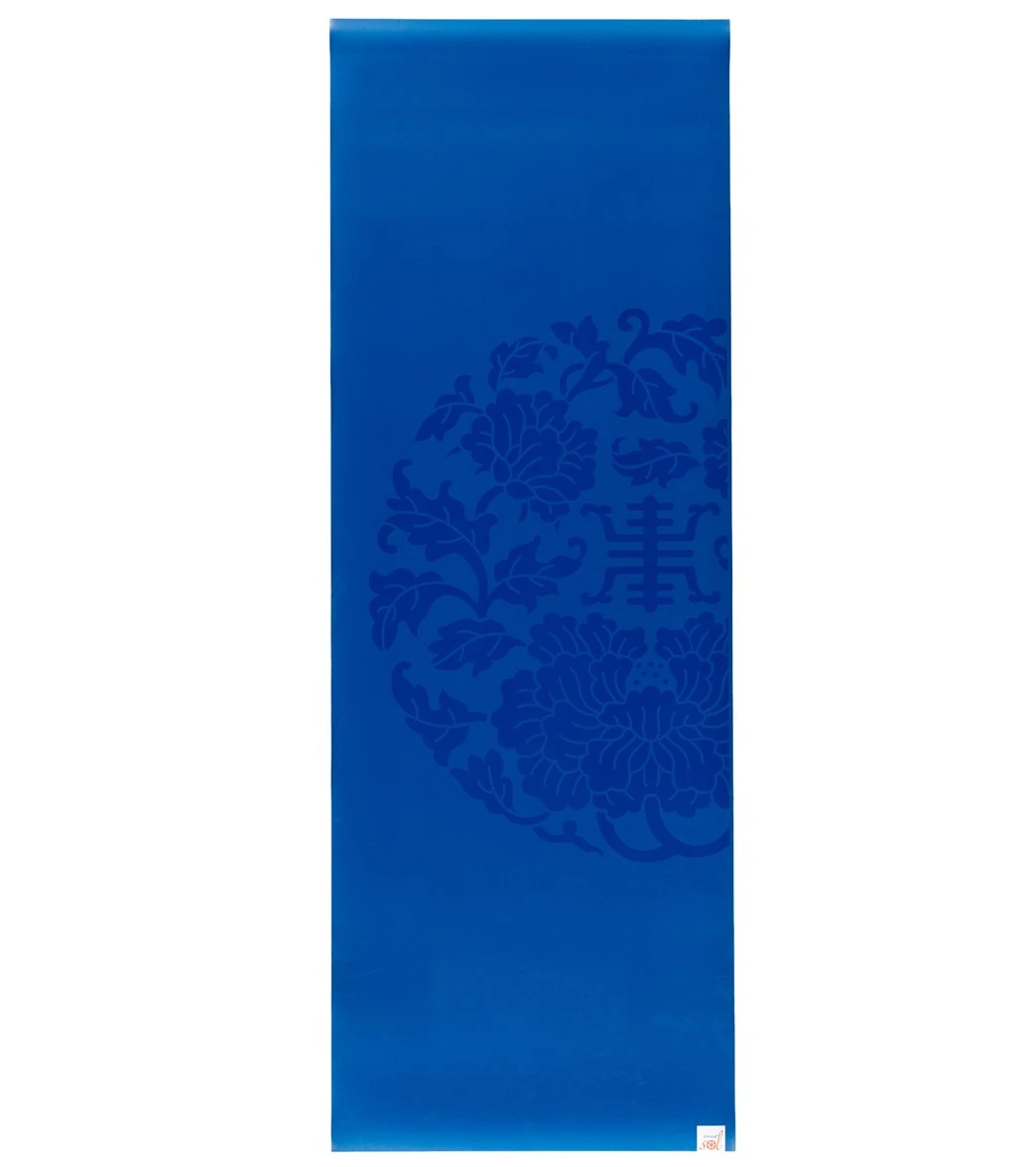 Gaiam Classic Dual Color Yoga Mat 68" 5mm Blue