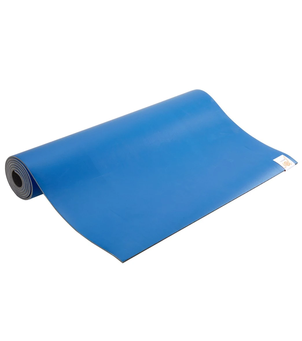 Gaiam Classic Dual Color Yoga Mat 68" 5mm Blue - Image 5