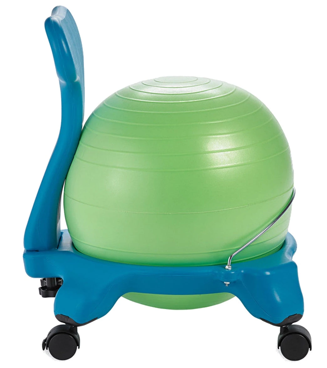Gaiam Kid's Yoga Balance Ball Chair Teal/Lime