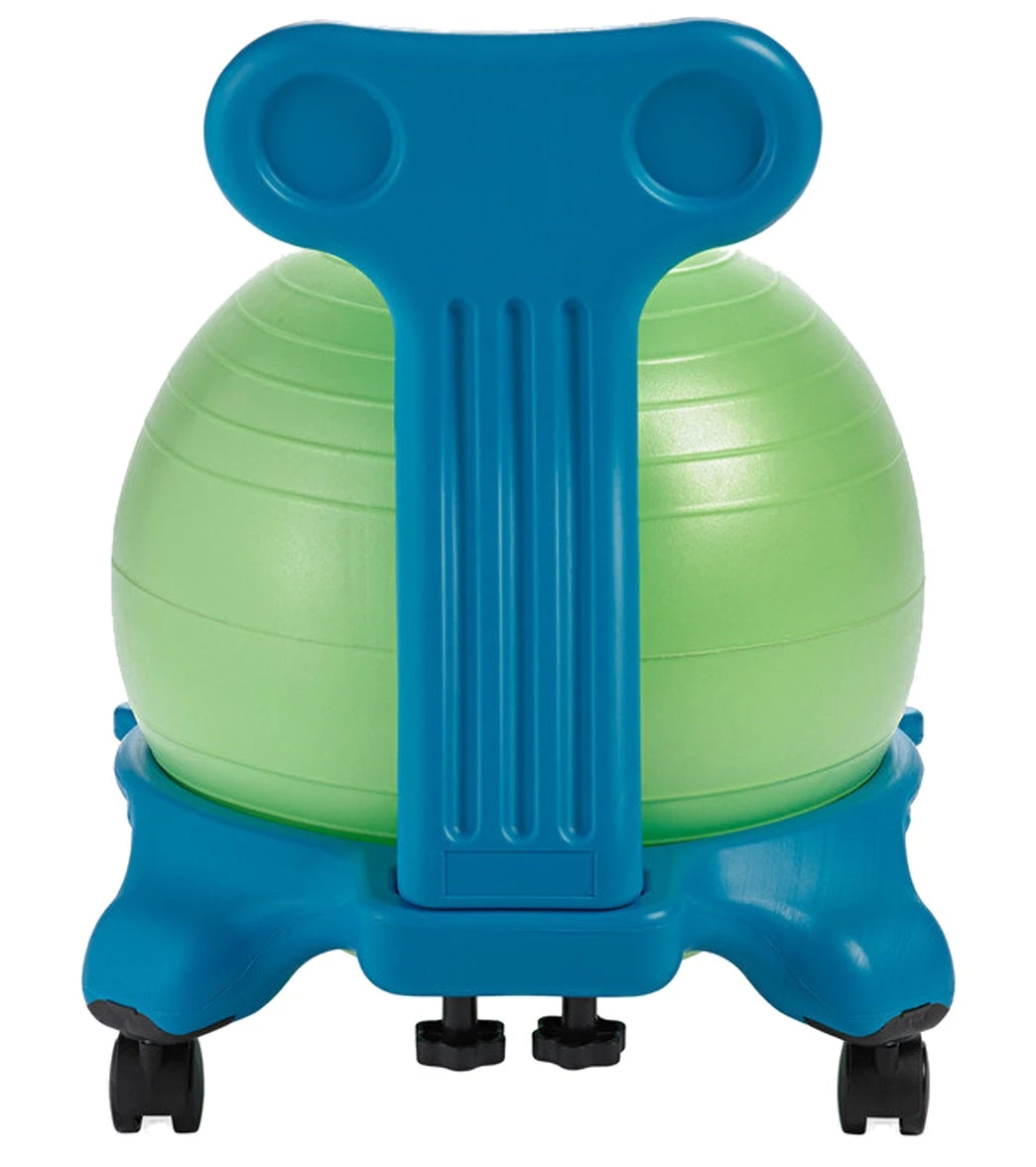 Gaiam Kid's Yoga Balance Ball Chair Teal/Lime - Image 2