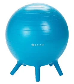 Gaiam Kid's Stay-N-Play Yoga Stability Ball Blue