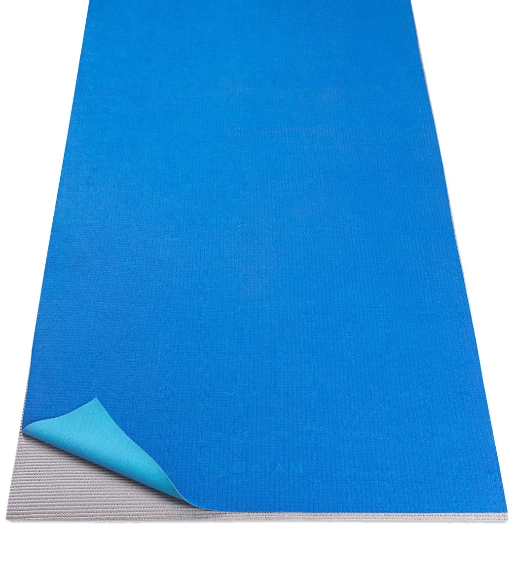 Gaiam No-Slip Yoga Mat Towel Deep Blue - Image 3
