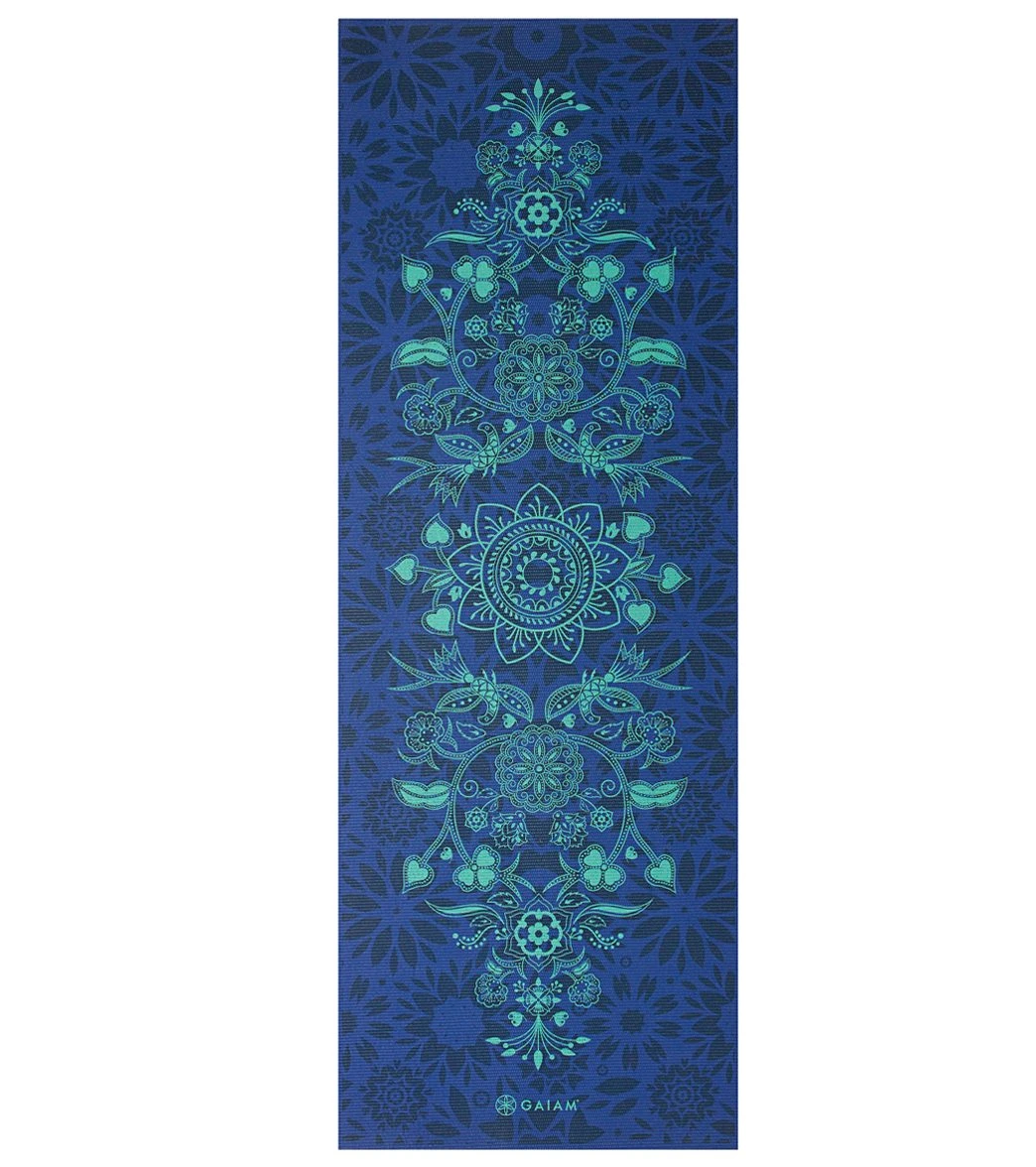 Gaiam Premium Reversible Divine Impressions Yoga Mat 68" 6mm Extra Thick - Image 2