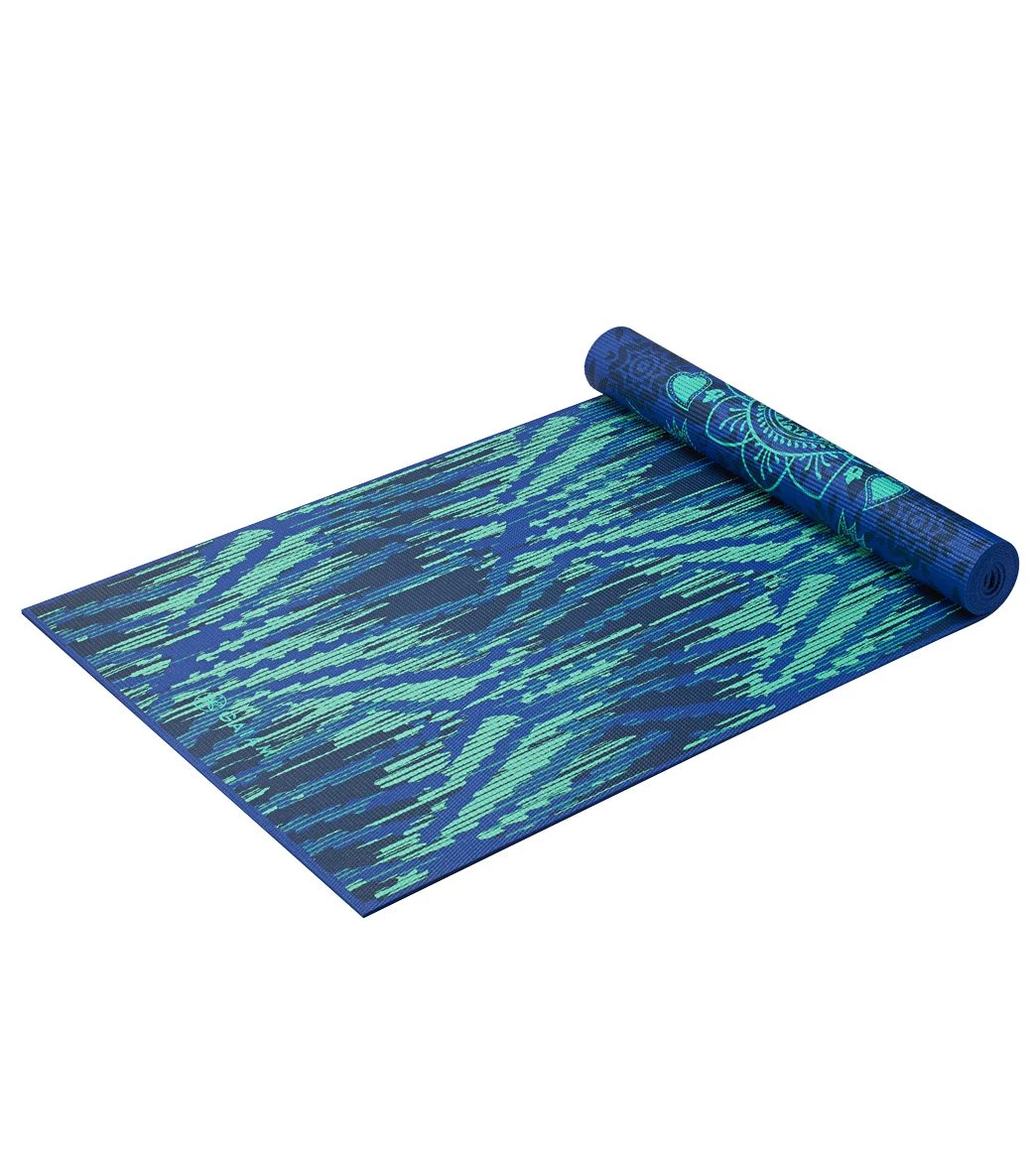 Gaiam Premium Reversible Divine Impressions Yoga Mat 68" 6mm Extra Thick Divine Impressions - Image 2