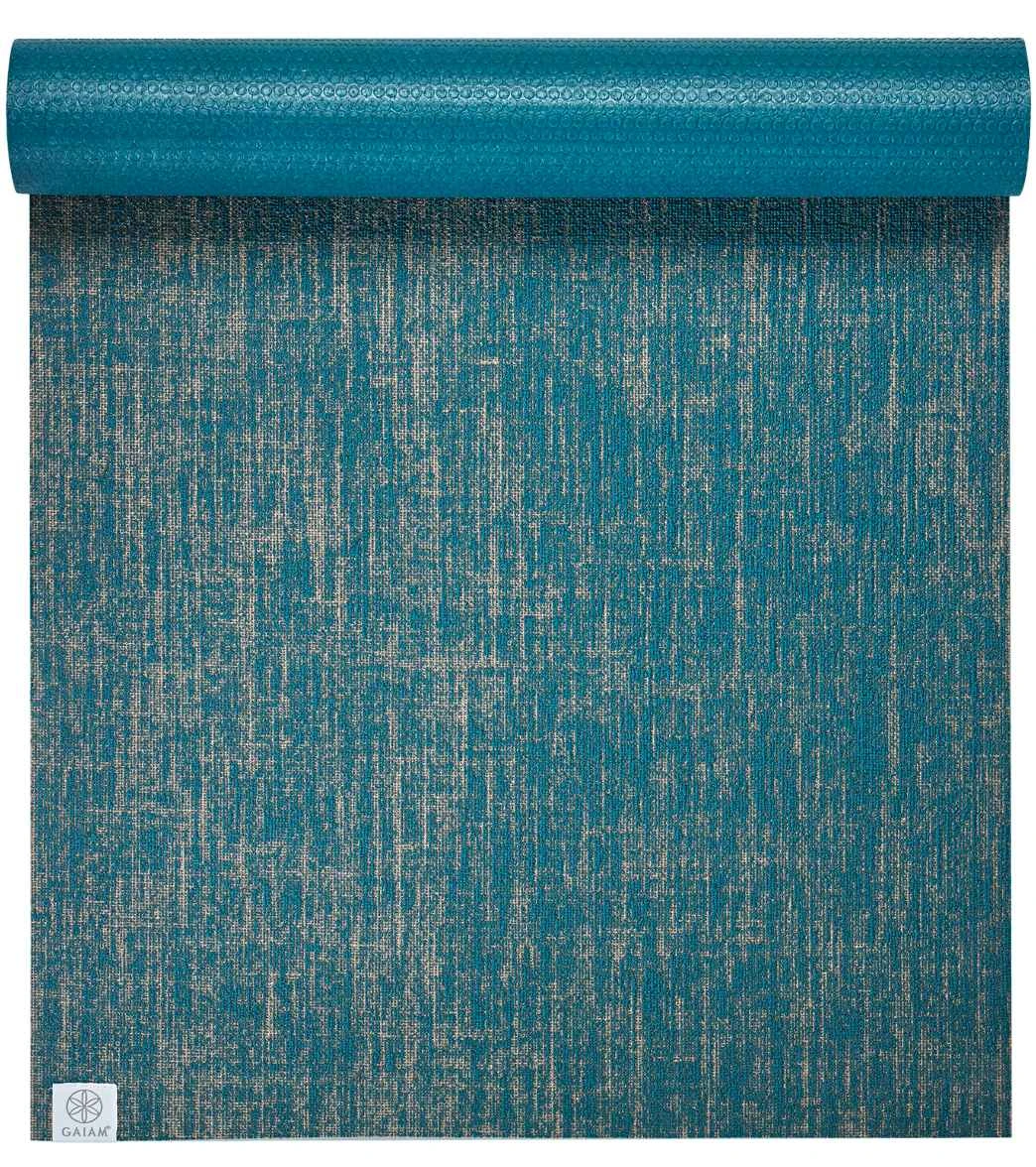 Gaiam Jute Yoga Mat 68" 6mm Thick - Image 2