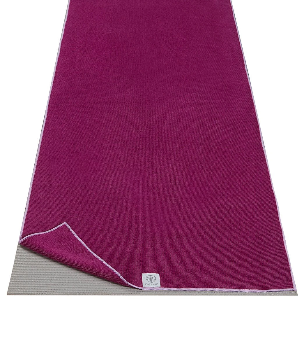 Gaiam Mulberry Microfiber Yoga Mat Towel - Image 3