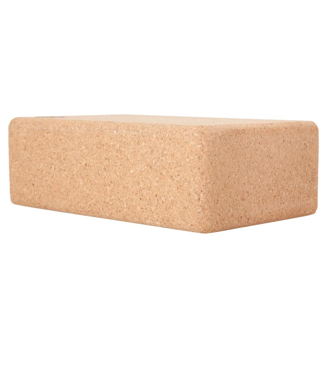 Gaiam Banyan & Bo Natural Cork Yoga Block - Image 3