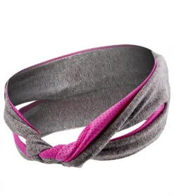 Gaiam Ultra Grip Yoga Headband Grey/Purple