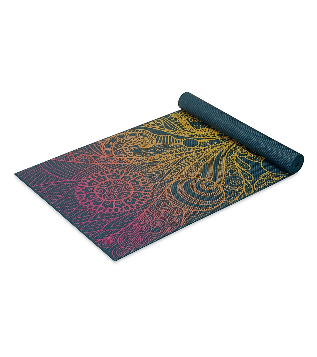 Gaiam Vivid Zest Classic Yoga Mat 68" 4mm - Image 2