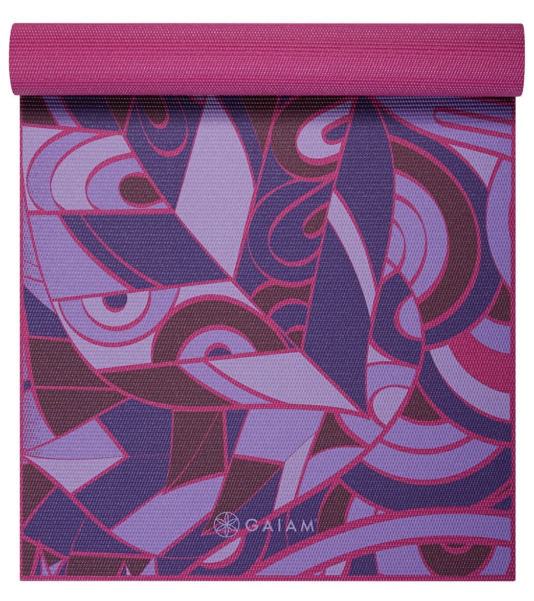 Gaiam Yoga Mat 4mm Amethyst Melody