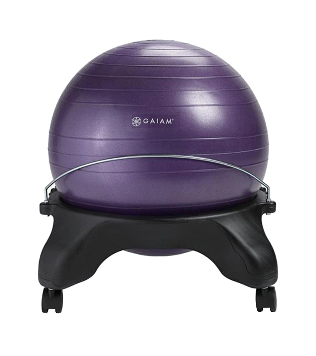 Gaiam Backless Balance Ball Chair Purple - Image 3