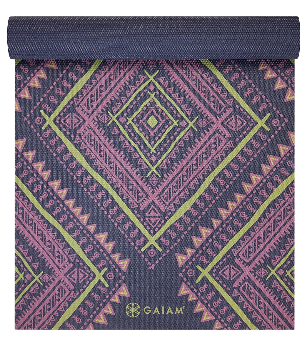 Gaiam 5mm Printed Yoga Mat - Image 7