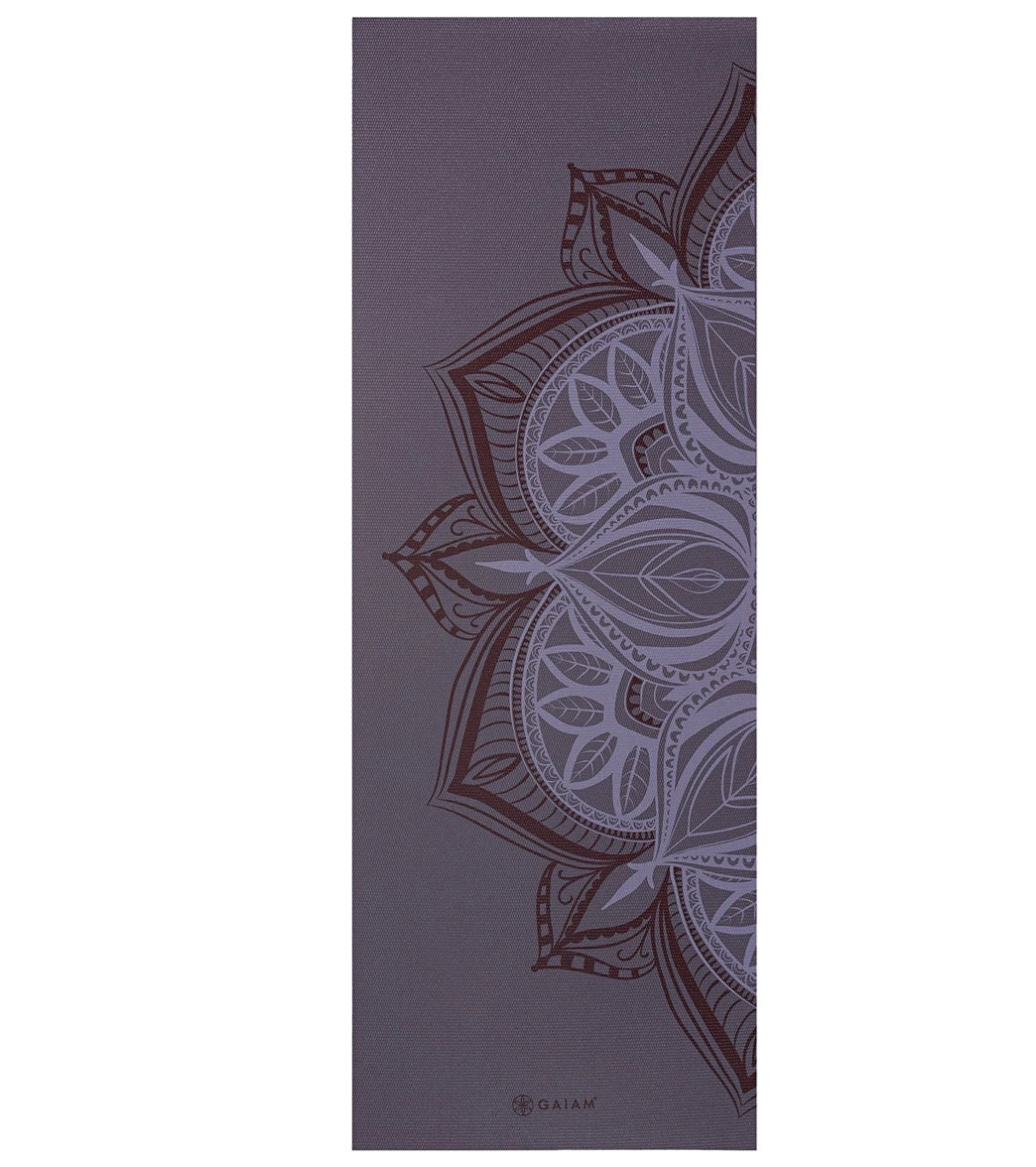 Gaiam 5mm Printed Yoga Mat - Image 4