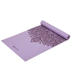 Gaiam 5mm Printed Yoga Mat Lilac Sundial
