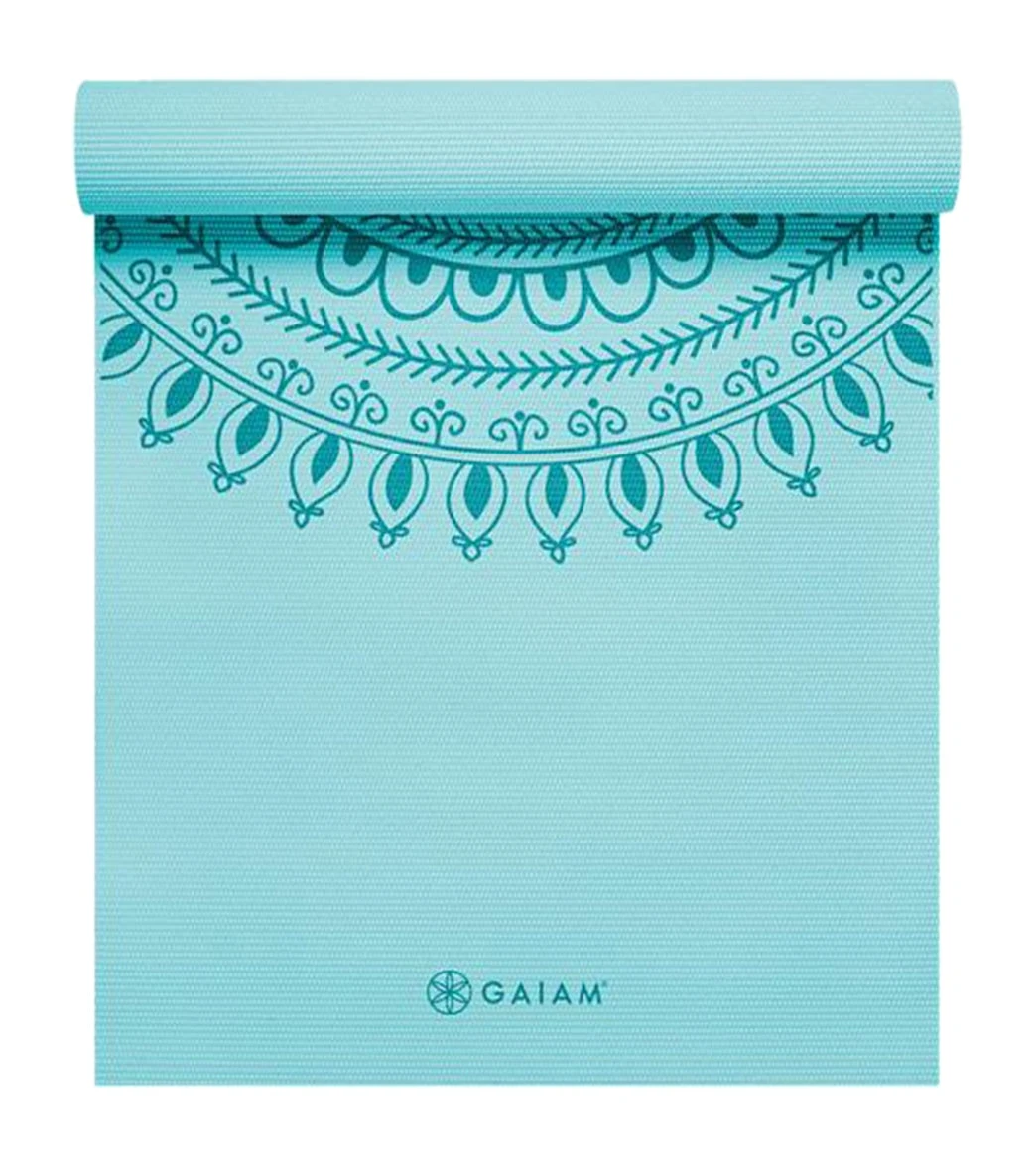 Gaiam 6mm Yoga Mat Premium Printed Marrakesh