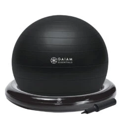 Gaiam Balance Ball & Base Kit Black