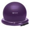 Gaiam Balance Ball & Base Kit Purple
