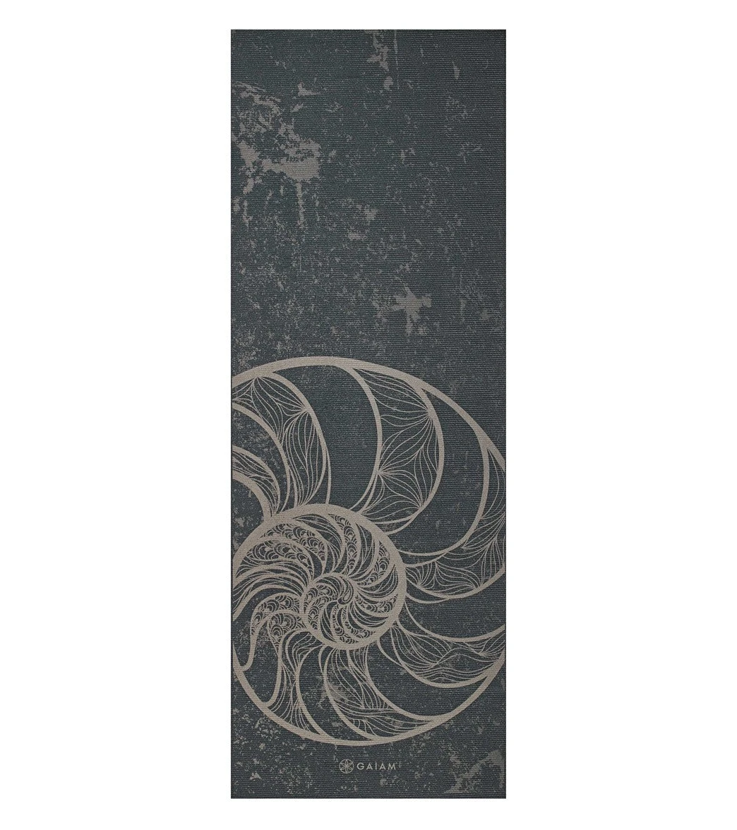 Gaiam 6mm Premium Reversible Yoga Mat Spiral Motion - Image 3