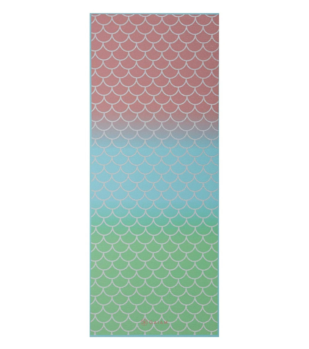 Gaiam Kid's Mermaid Yoga Mat Metallic Mermaid - Image 3