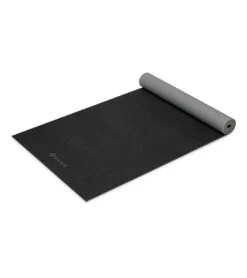 Gaiam 2-Color Yoga Mat, 4mm Granite Storm