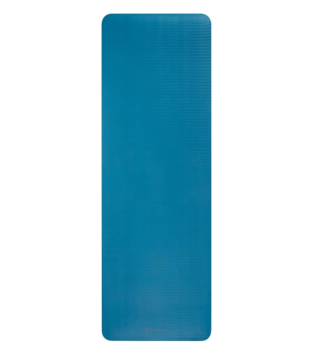 Gaiam Fitness Mat, 10mm Blue - Image 5