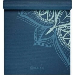Gaiam Yoga Mat Premium 5mm Print Thick Non Slip Exercise & Fitness Mat For All Types Of Yoga, Pilates & Floor Workouts (68" X 24" X 5mm)